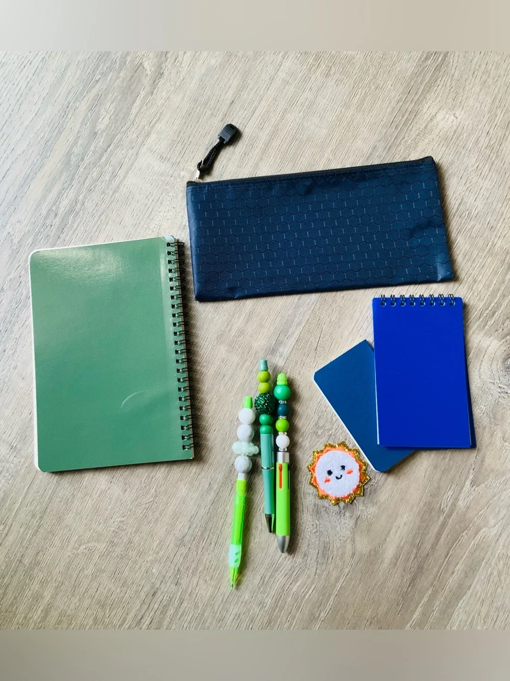 NEW📚 Homemade Crafted Stationery Set w/ Pens & Notebooks OS